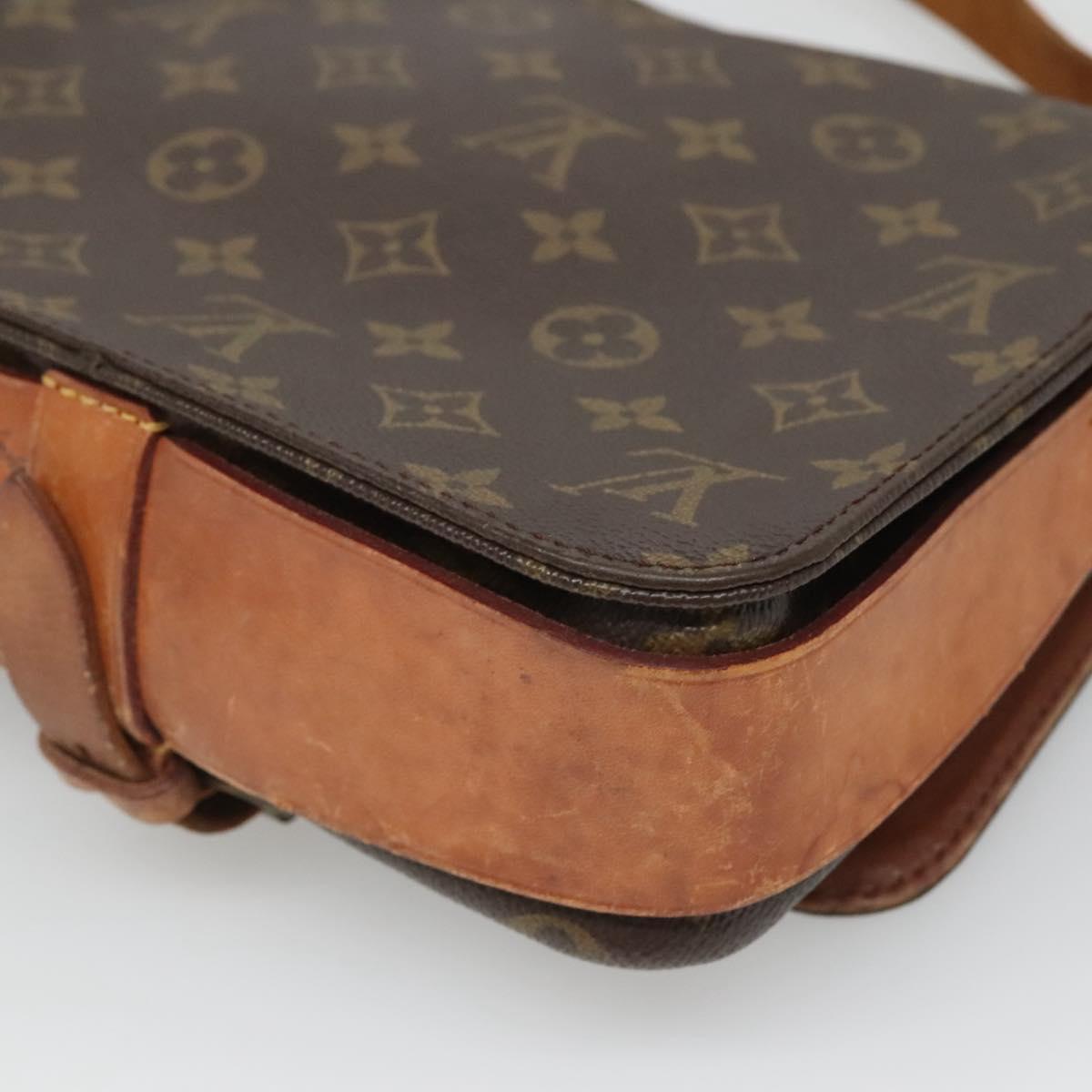 LOUIS VUITTON Monogram Cartouchiere MM Shoulder Bag M51253 LV Auth th6130