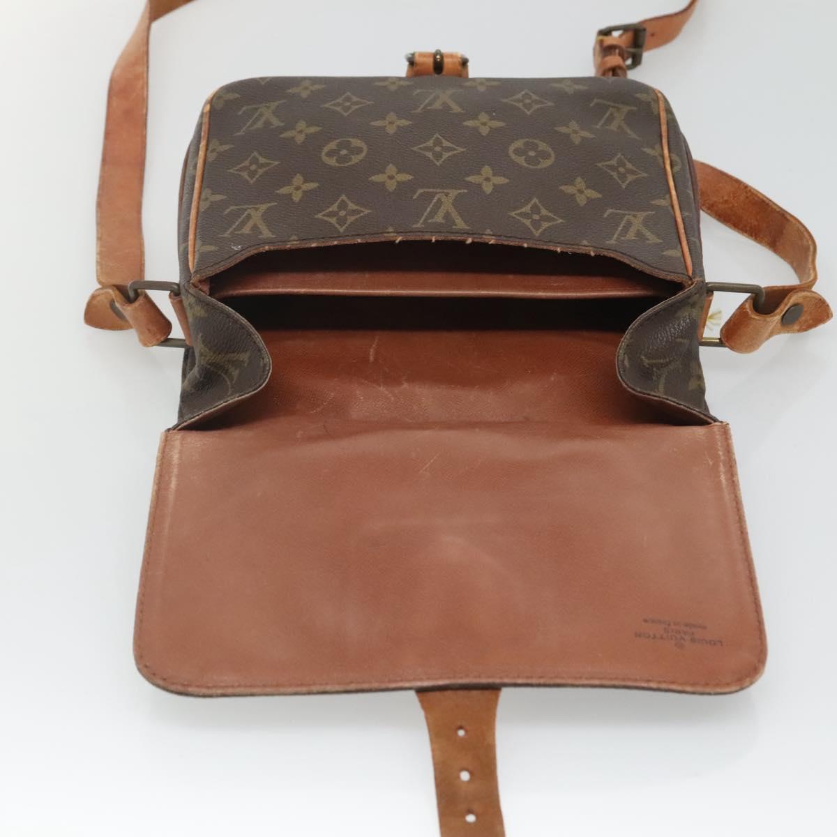 LOUIS VUITTON Monogram Cartouchiere MM Shoulder Bag M51253 LV Auth th6130