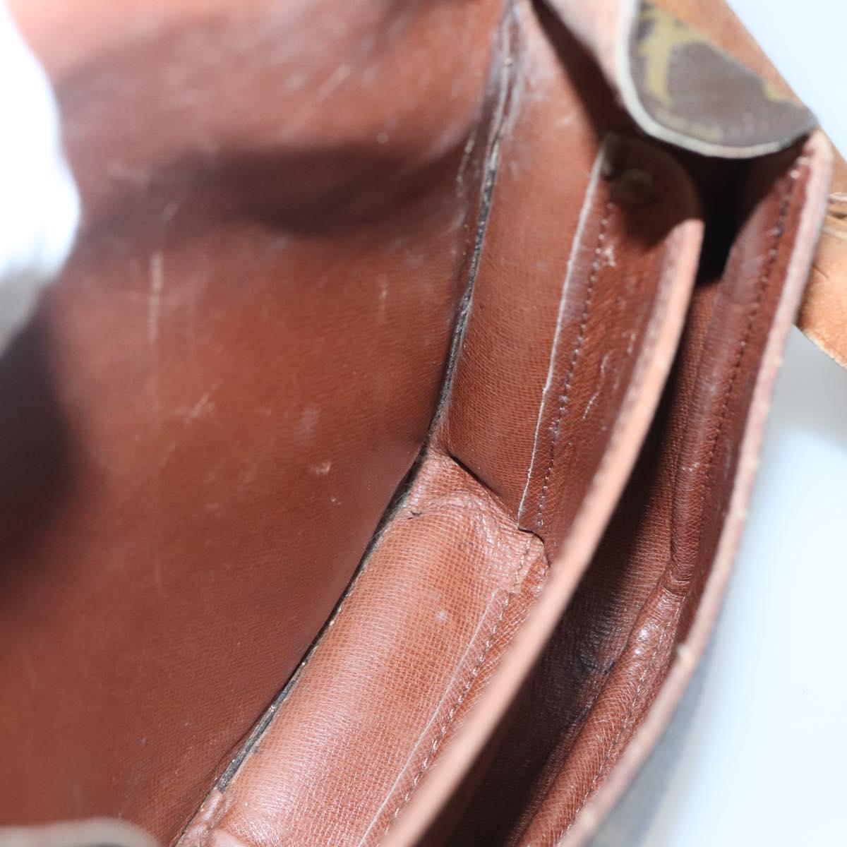 LOUIS VUITTON Monogram Cartouchiere MM Shoulder Bag M51253 LV Auth th6130