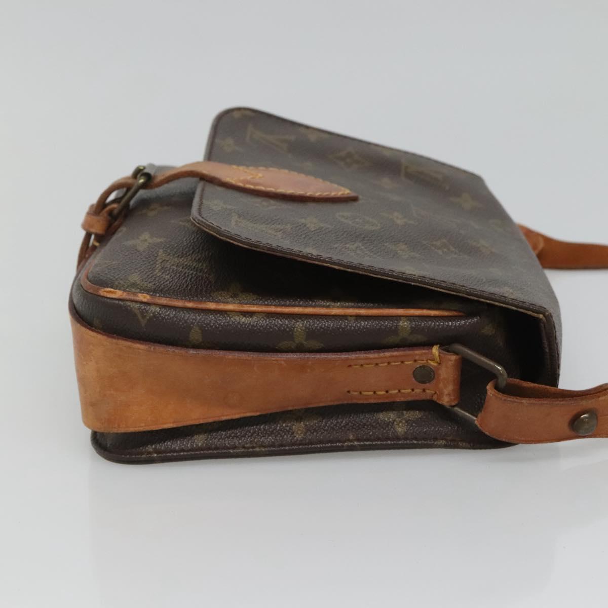 LOUIS VUITTON Monogram Cartouchiere MM Shoulder Bag M51253 LV Auth th6130