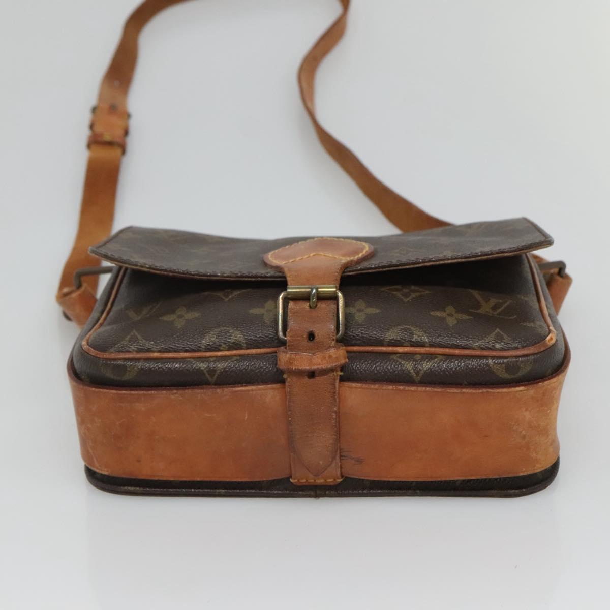 LOUIS VUITTON Monogram Cartouchiere MM Shoulder Bag M51253 LV Auth th6130