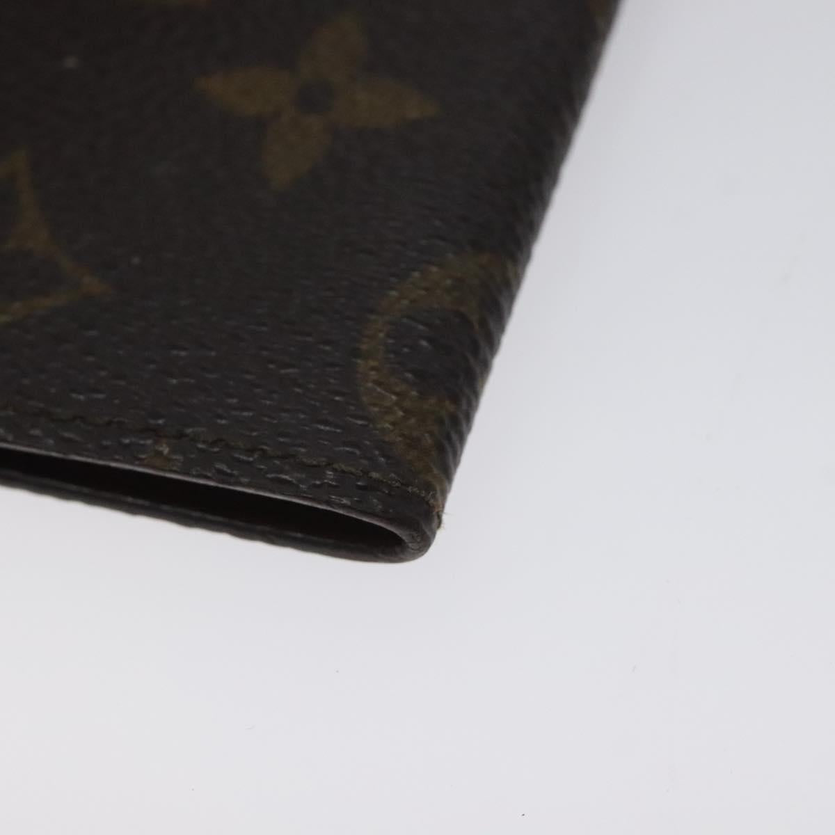 LOUIS VUITTON Monogram Porto Cartes Credit Pression Card Case M60937 Auth th6156