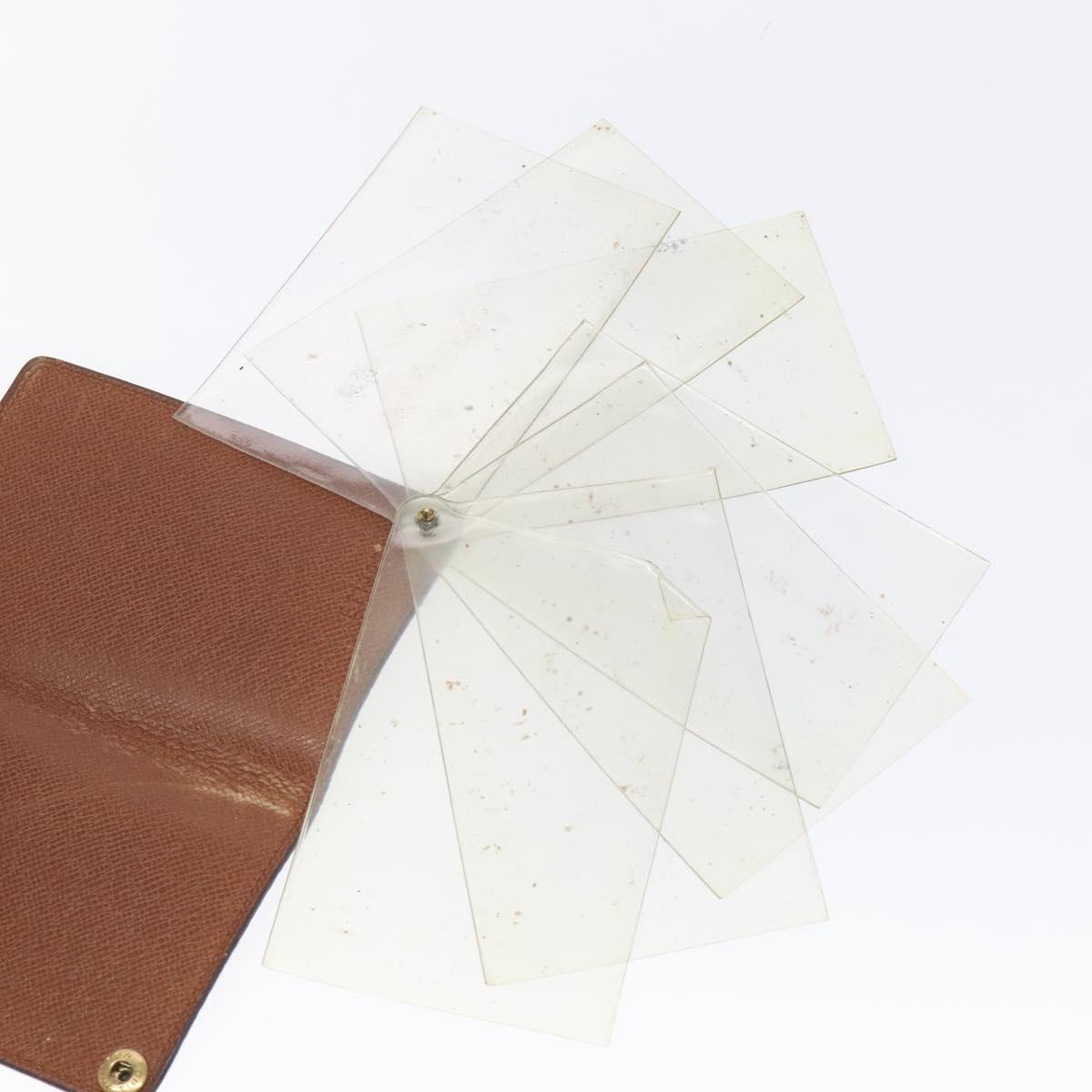 LOUIS VUITTON Monogram Porto Cartes Credit Pression Card Case M60937 Auth th6156