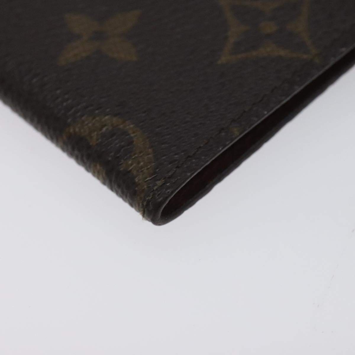 LOUIS VUITTON Monogram Porto Cartes Credit Pression Card Case M60937 Auth th6156