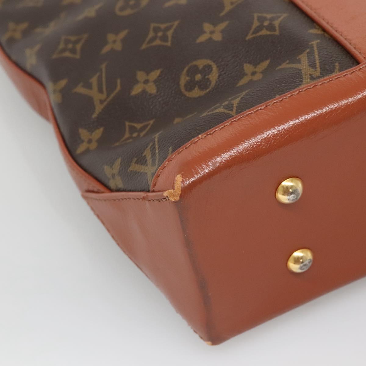 LOUIS VUITTON Monogram Sac Weekend PM Hand Bag M42425 LV Auth th6157