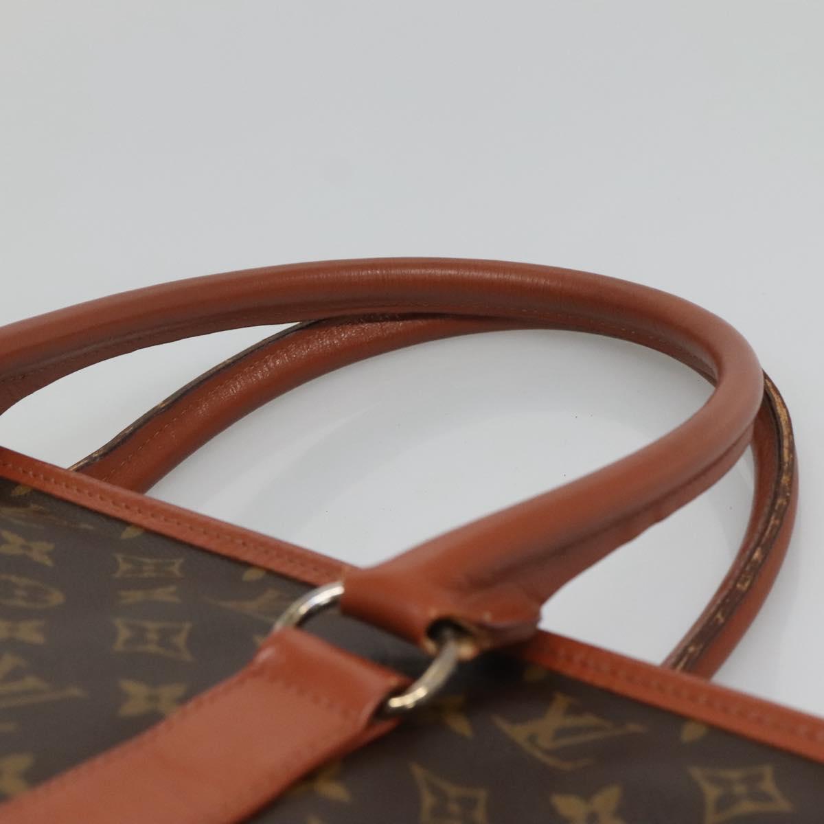 LOUIS VUITTON Monogram Sac Weekend PM Hand Bag M42425 LV Auth th6157