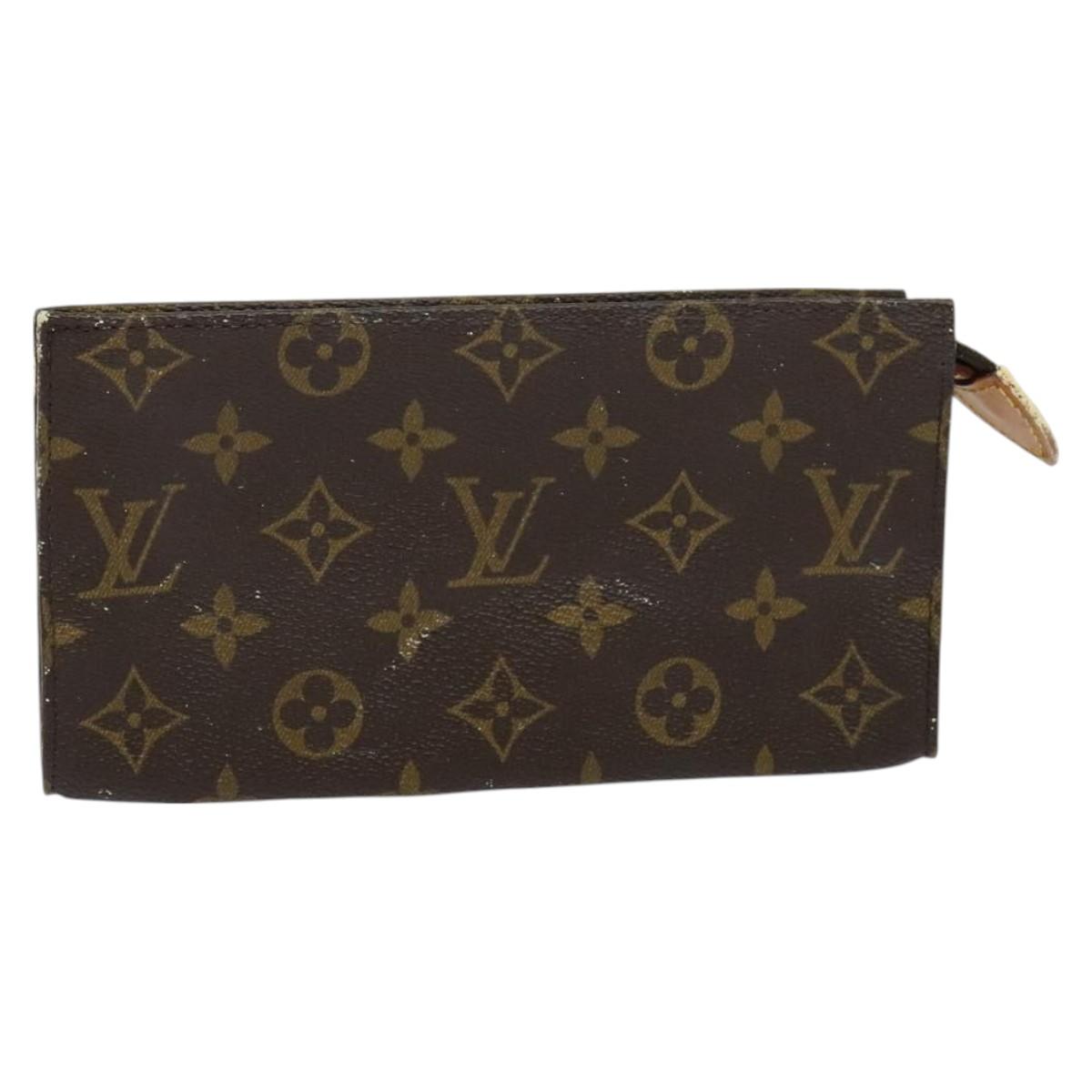 LOUIS VUITTON Monogram Bucket GM Accessory Pouch Vintage LV Auth th6161