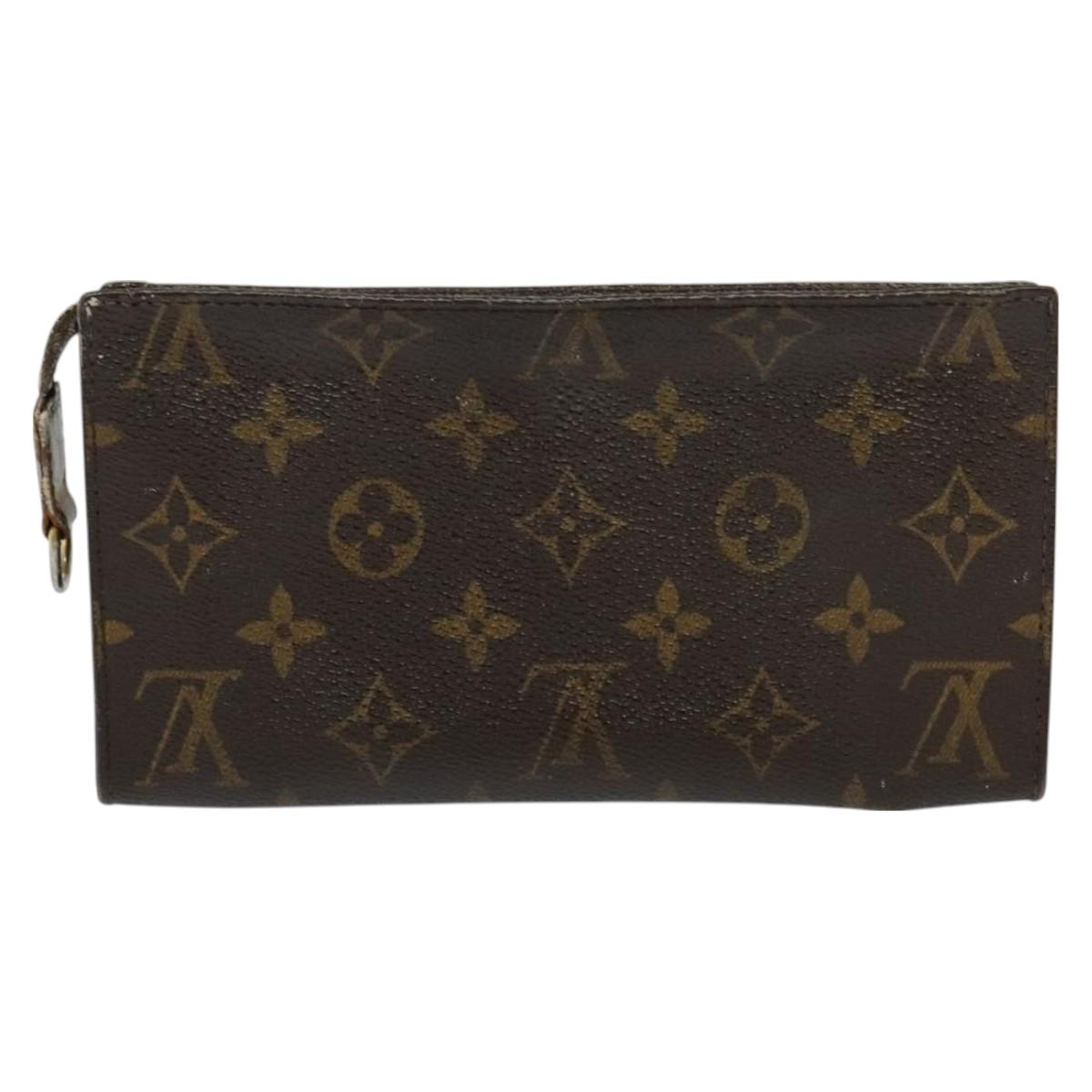 LOUIS VUITTON Monogram Bucket GM Accessory Pouch LV Auth th6163