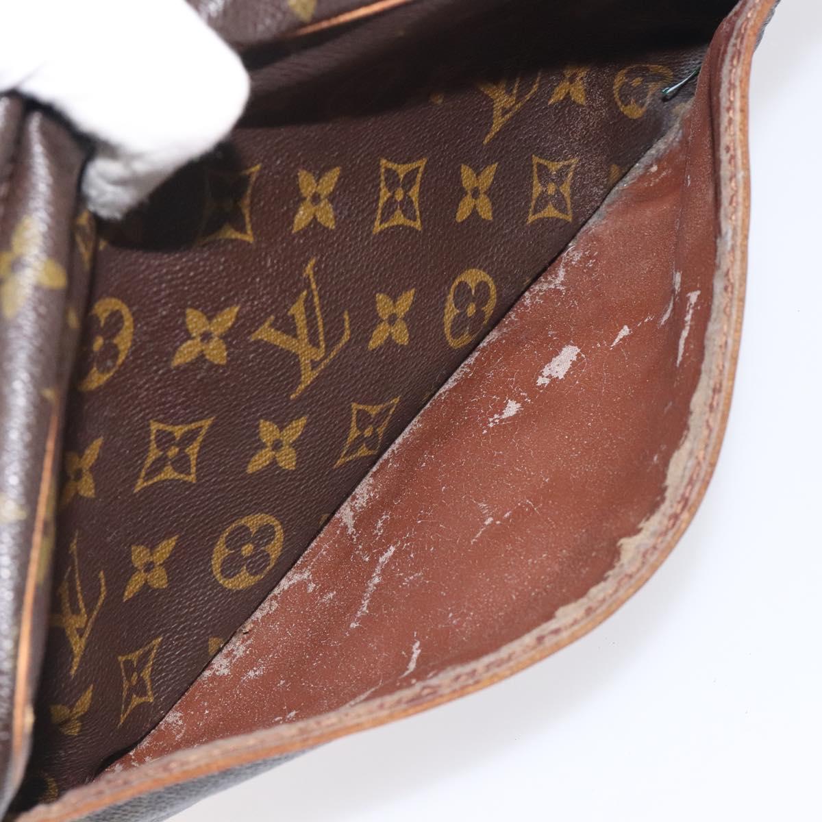 LOUIS VUITTON Monogram Compiegne 28 Clutch Bag M51845 LV Auth th6166