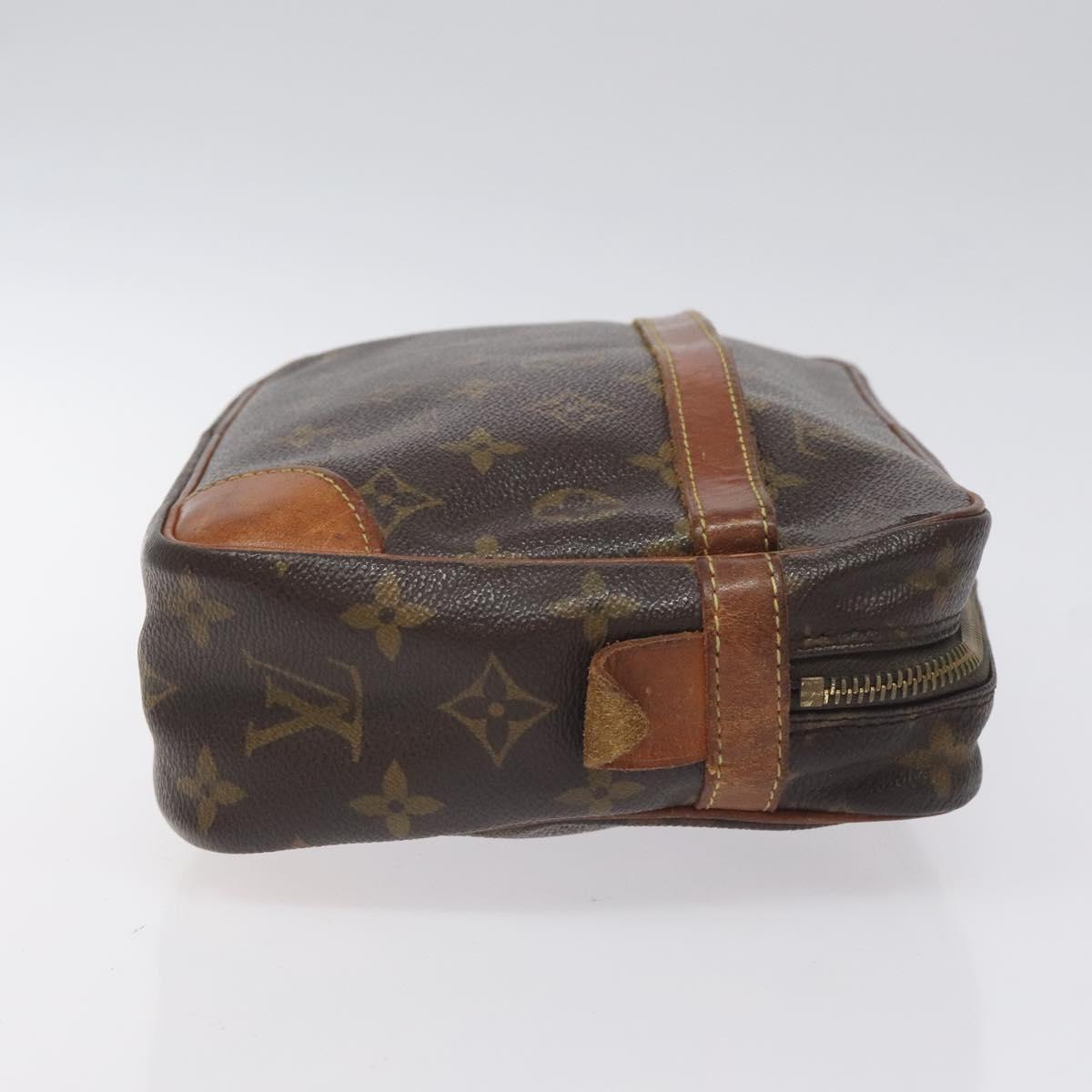 LOUIS VUITTON Monogram Compiegne 28 Clutch Bag M51845 LV Auth th6171