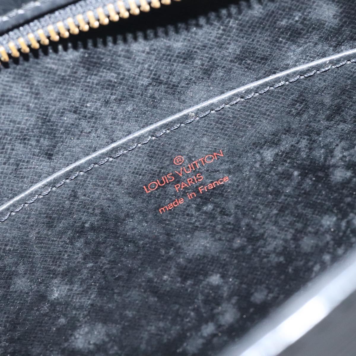 LOUIS VUITTON Epi Pochette Homme Clutch Bag Black Noir M52522 LV Auth th6189