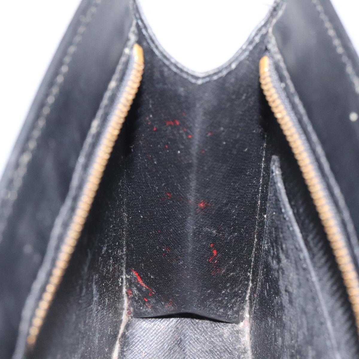 LOUIS VUITTON Epi Pochette Homme Clutch Bag Black Noir M52522 LV Auth th6189