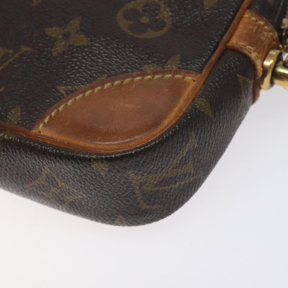 LOUIS VUITTON Monogram Marly Dragonne PM Clutch Bag M51827 LV Auth th6219