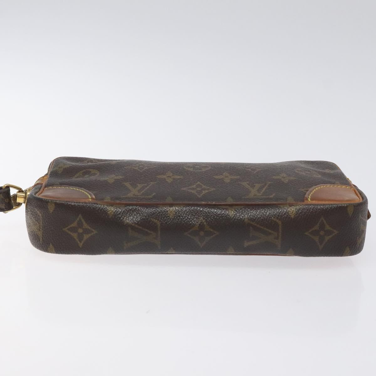 LOUIS VUITTON Monogram Marly Dragonne PM Clutch Bag M51827 LV Auth th6219