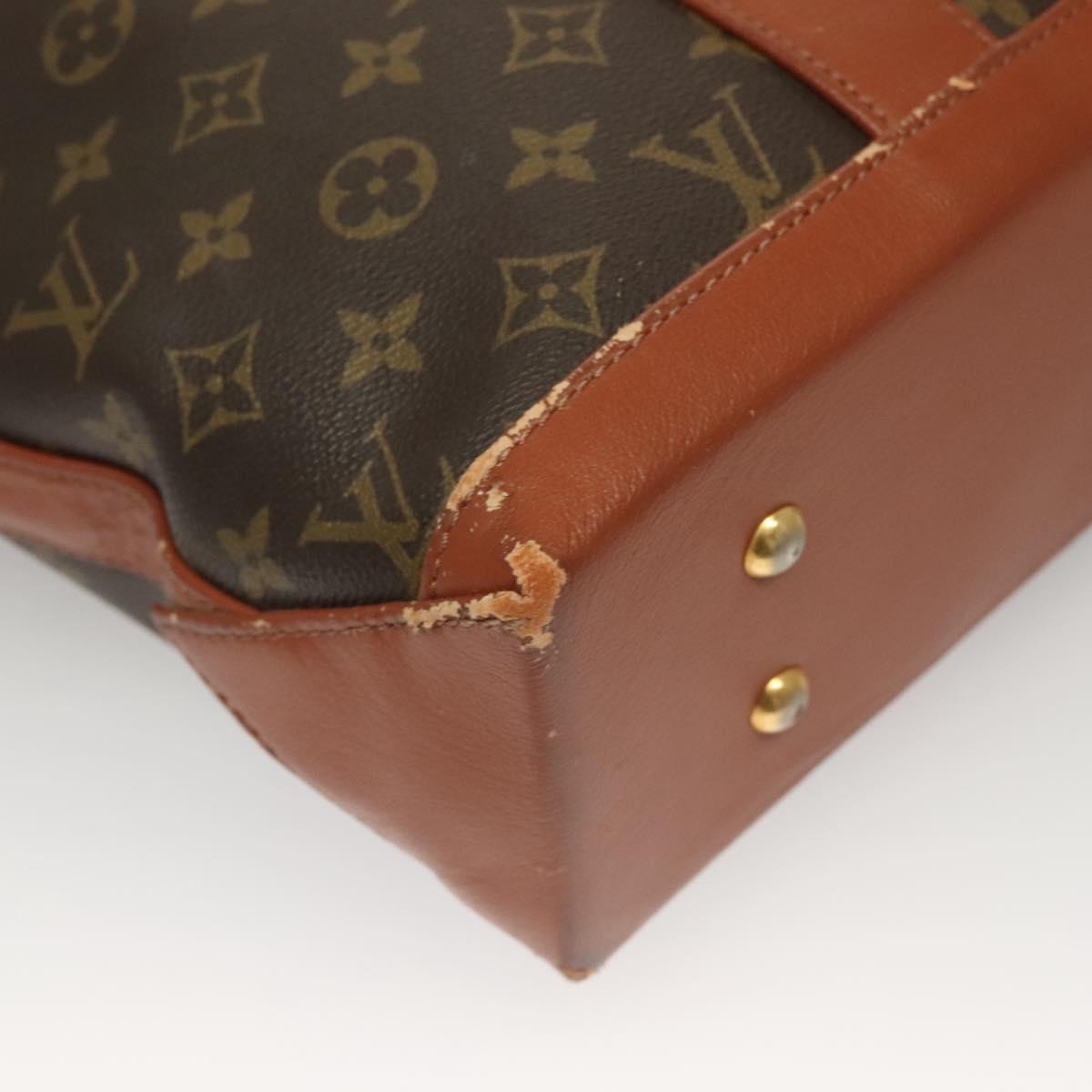 LOUIS VUITTON Monogram Sac Weekend PM Hand Bag M42425 LV Auth th6223