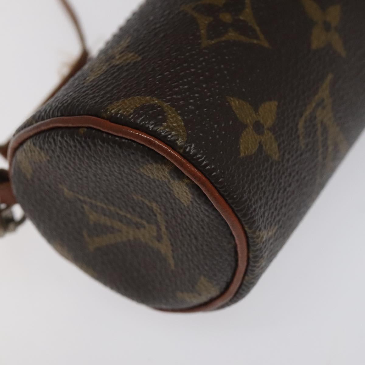 LOUIS VUITTON Monogram Papillon Pouch LV Auth th6234