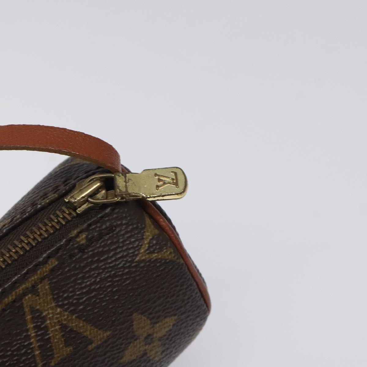 LOUIS VUITTON Monogram Papillon Pouch LV Auth th6234