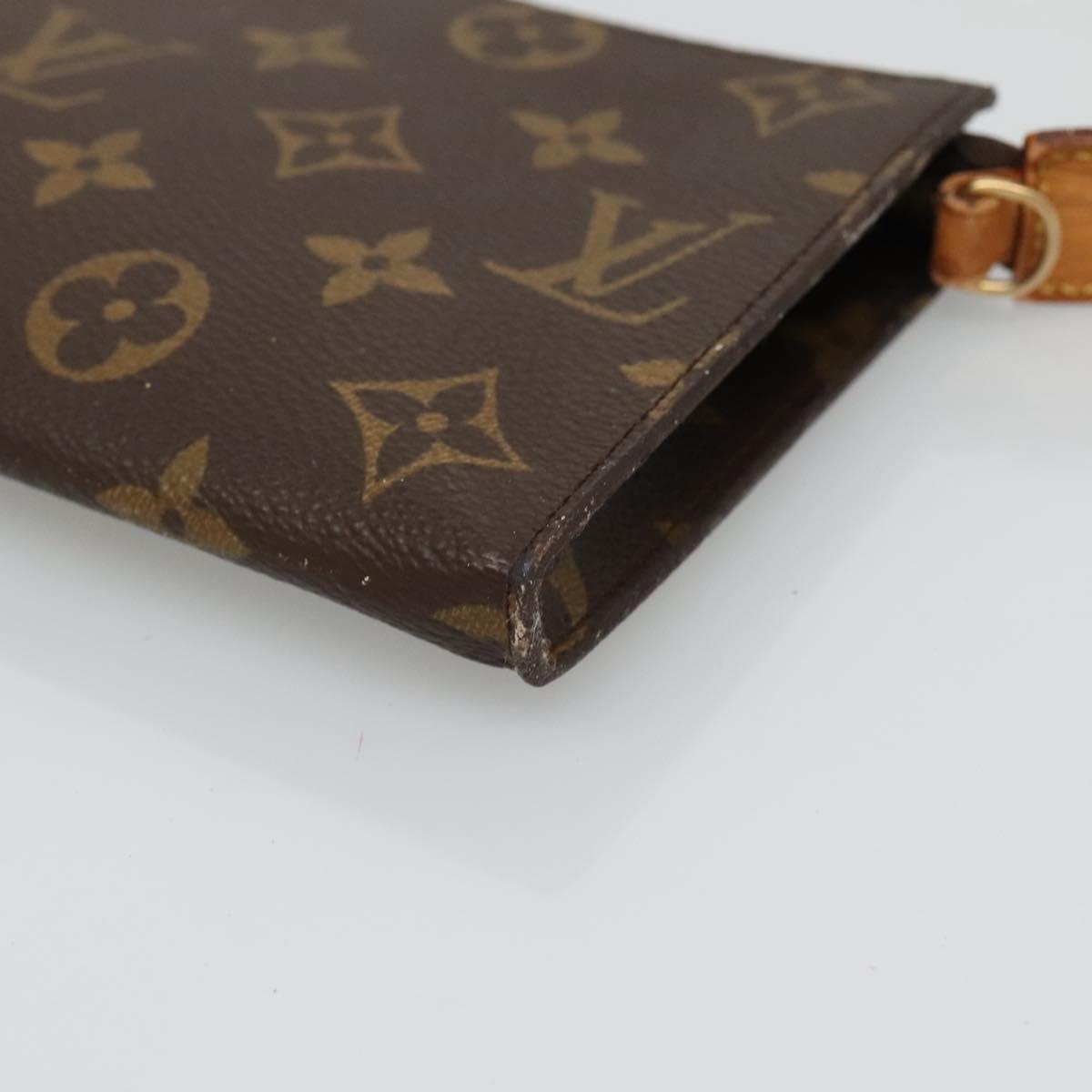LOUIS VUITTON Monogram Bucket GM Accessory Pouch Vintage LV Auth th6238