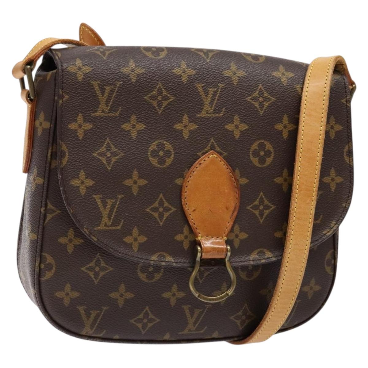 LOUIS VUITTON Monogram Saint Cloud GM Shoulder Bag M51242 LV Auth th6239