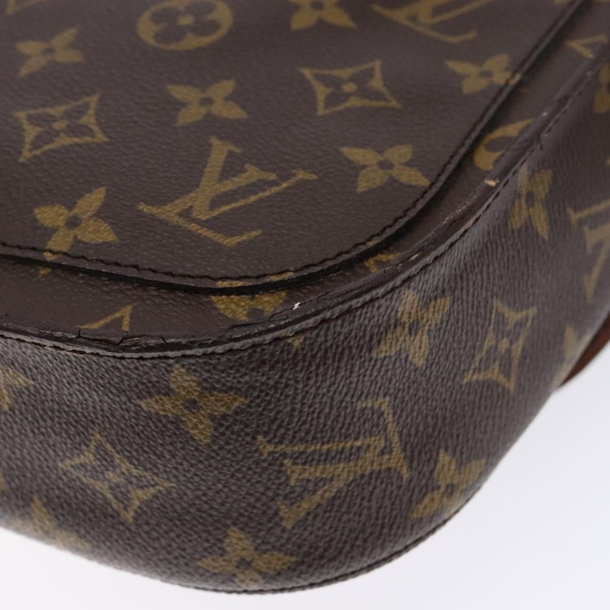 LOUIS VUITTON Monogram Saint Cloud GM Shoulder Bag M51242 LV Auth th6239