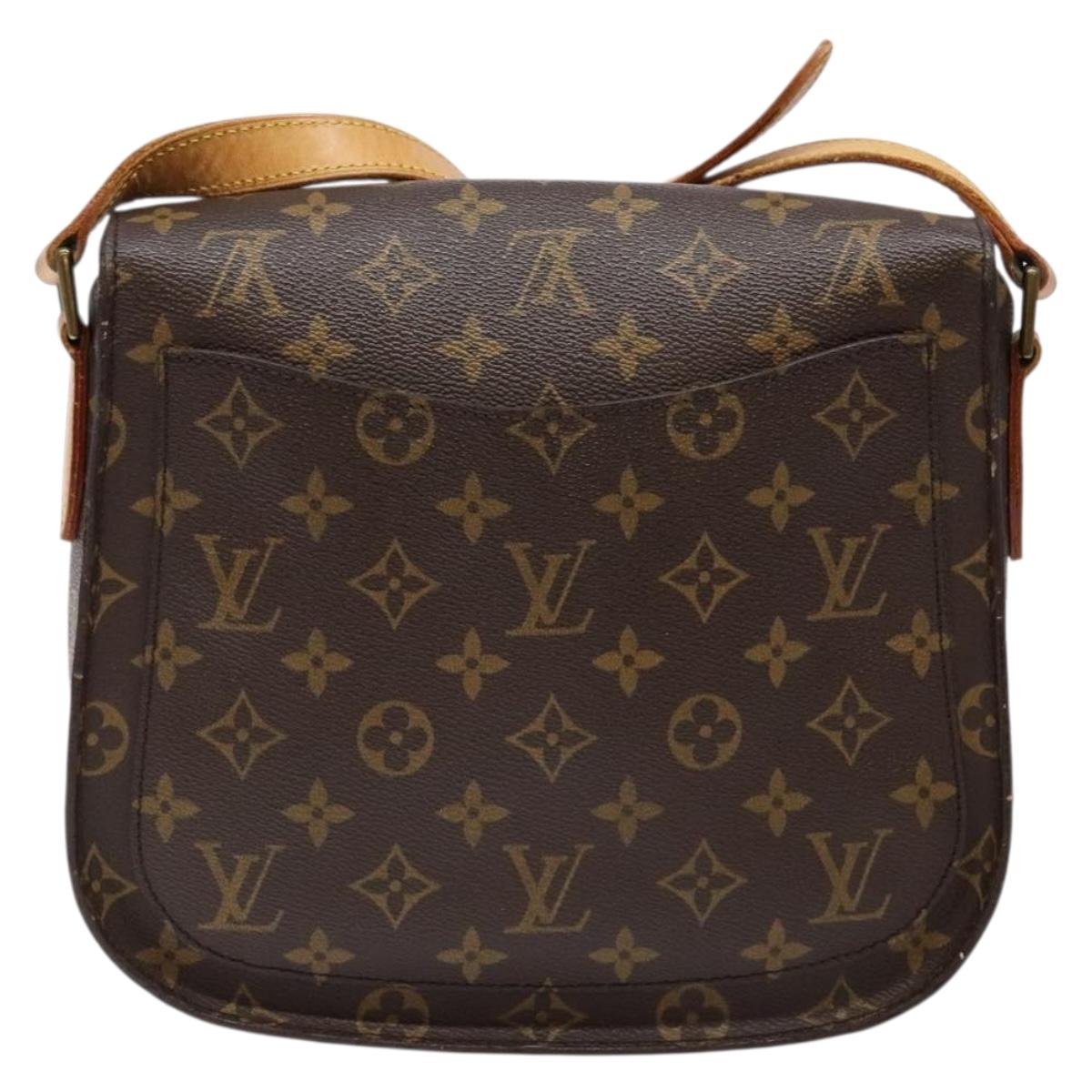 LOUIS VUITTON Monogram Saint Cloud GM Shoulder Bag M51242 LV Auth th6239
