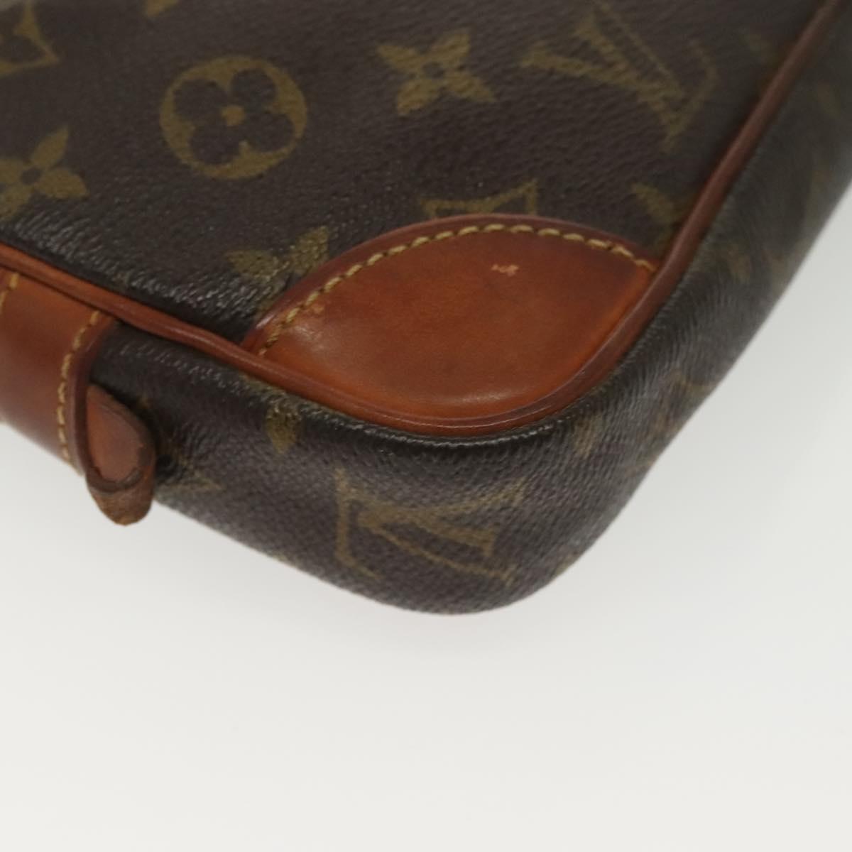 LOUIS VUITTON Monogram Marly Dragonne PM Clutch Bag M51827 LV Auth th6250