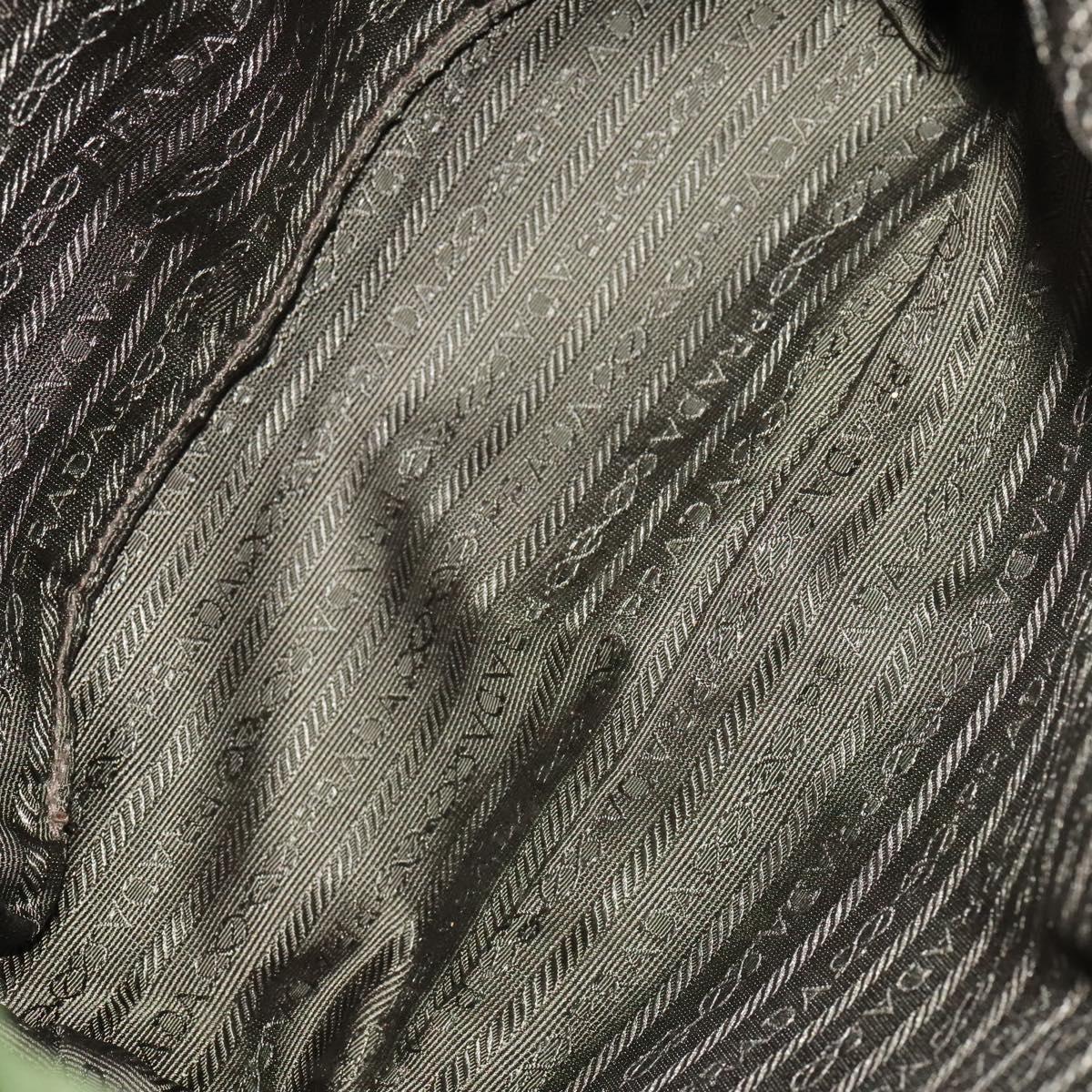 PRADA Backpack Nylon Khaki Auth th6262