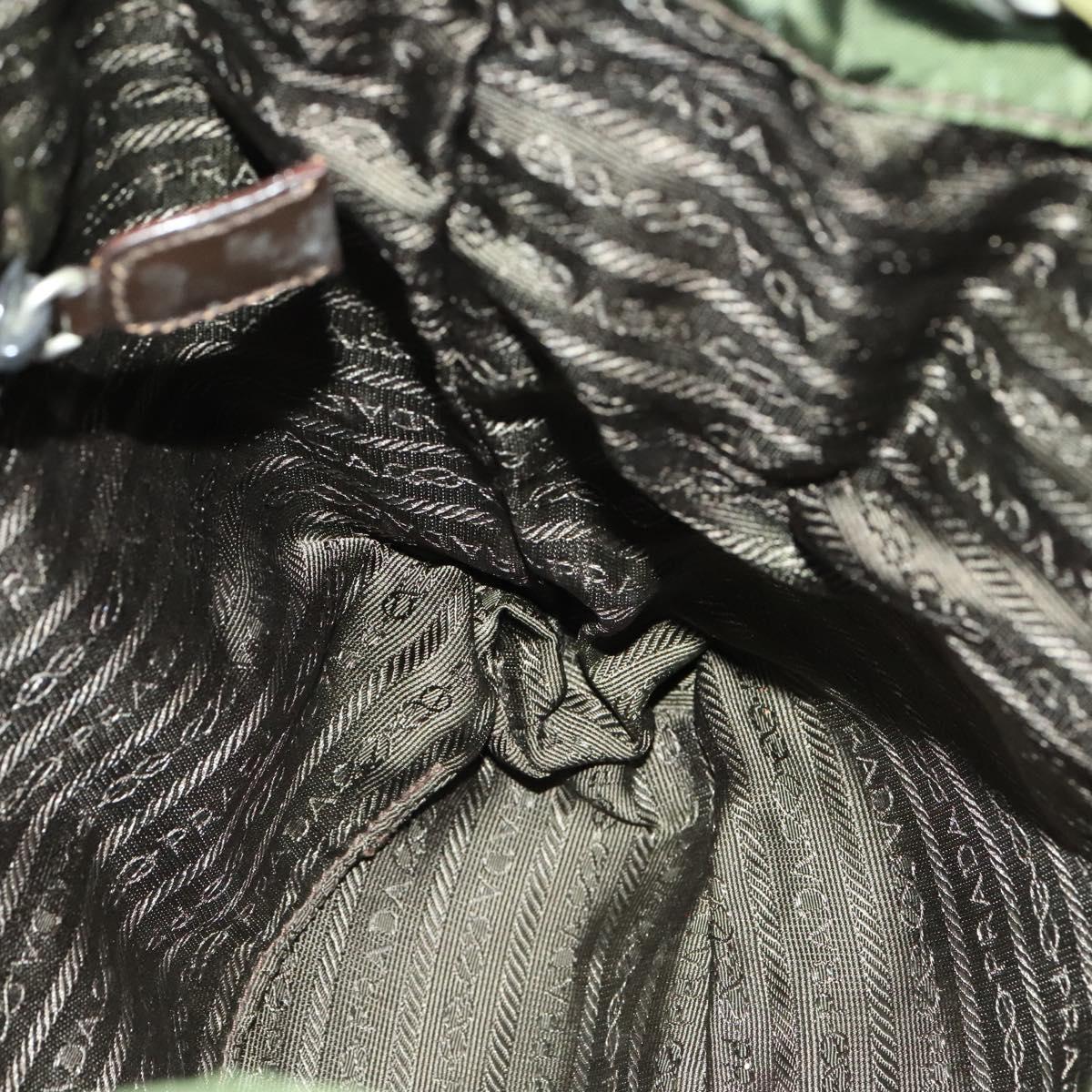 PRADA Backpack Nylon Khaki Auth th6262