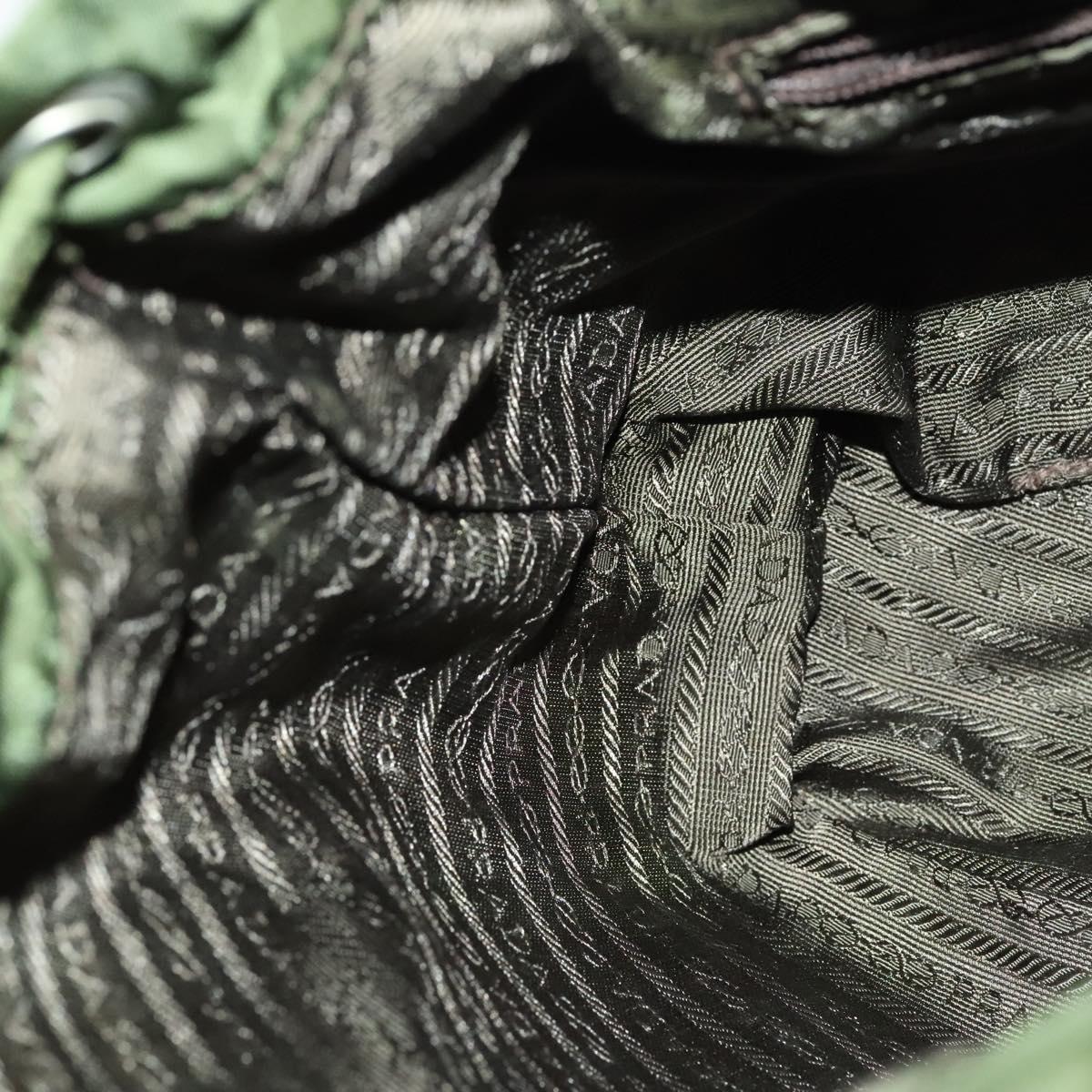 PRADA Backpack Nylon Khaki Auth th6262