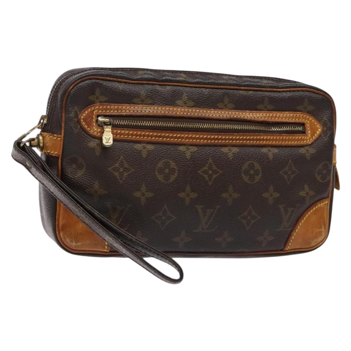 LOUIS VUITTON Monogram Marly Dragonne GM Clutch Bag M51825 LV Auth th6269
