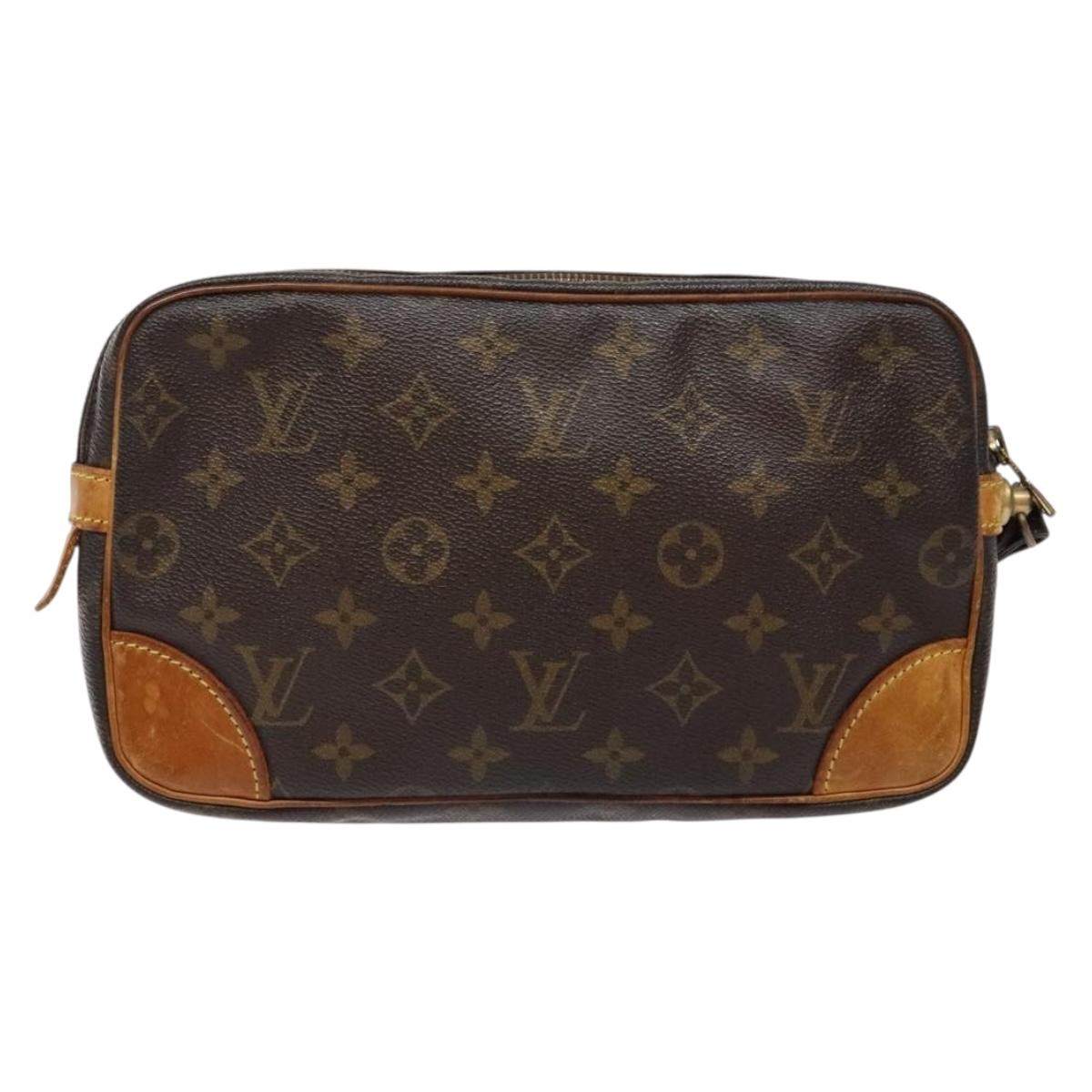 LOUIS VUITTON Monogram Marly Dragonne GM Clutch Bag M51825 LV Auth th6269