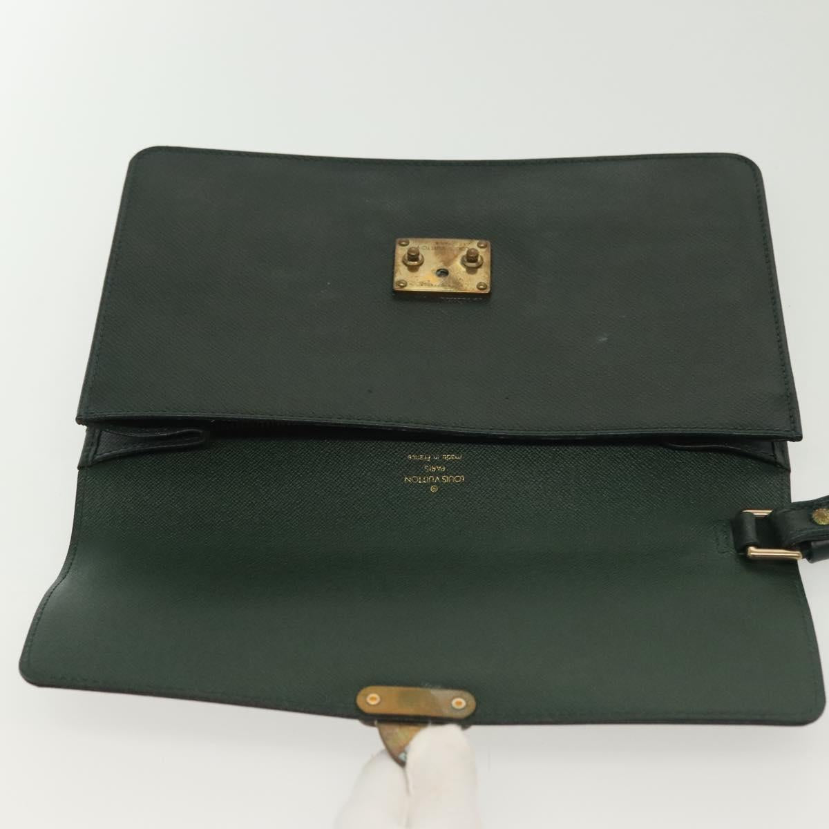 LOUIS VUITTON Taiga Pochette Kourad Clutch Bag Epicea M30194 LV Auth th6278