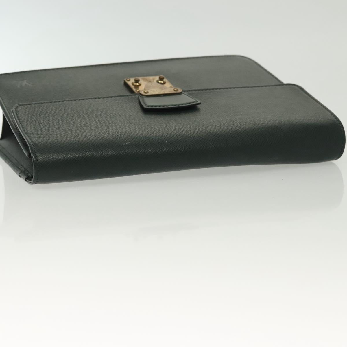 LOUIS VUITTON Taiga Pochette Kourad Clutch Bag Epicea M30194 LV Auth th6278