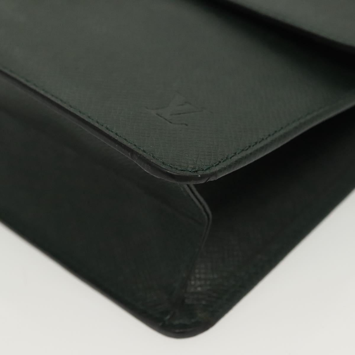 LOUIS VUITTON Taiga Pochette Kourad Clutch Bag Epicea M30194 LV Auth th6278