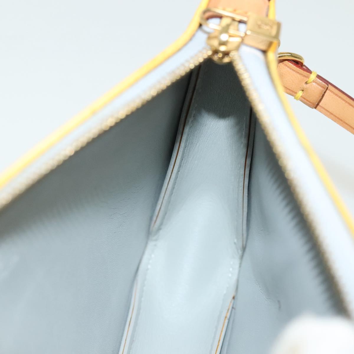 LOUIS VUITTON Monogram Vernis Lexington Accessory Pouch Gris M91056 Auth th6285