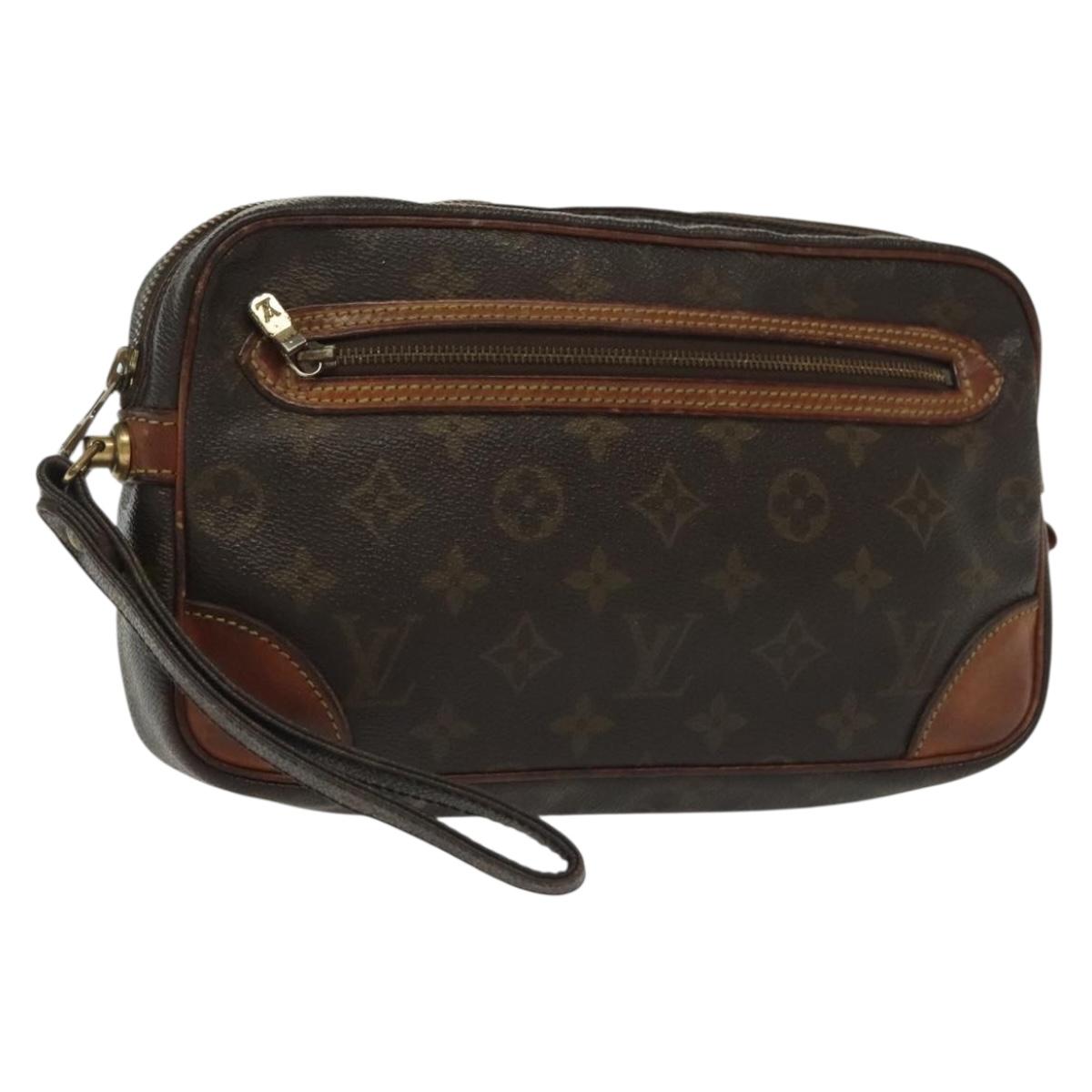 LOUIS VUITTON Monogram Marly Dragonne GM Clutch Bag M51825 LV Auth th6286