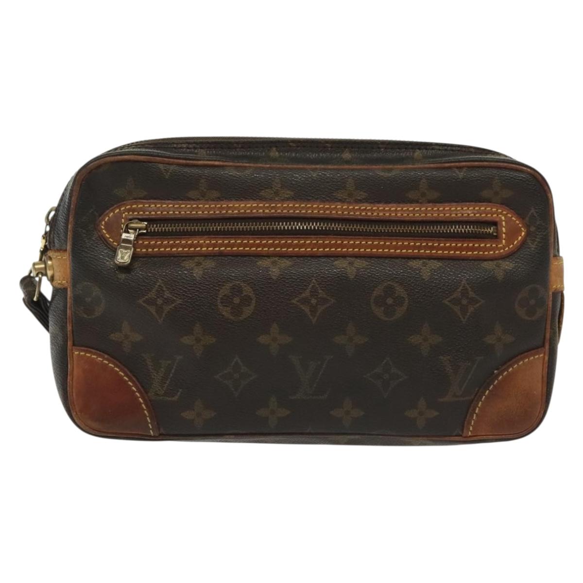 LOUIS VUITTON Monogram Marly Dragonne GM Clutch Bag M51825 LV Auth th6287