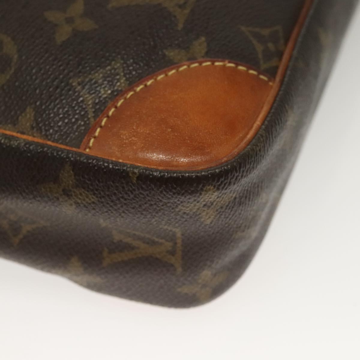 LOUIS VUITTON Monogram Compiegne 28 Clutch Bag M51845 LV Auth th6288