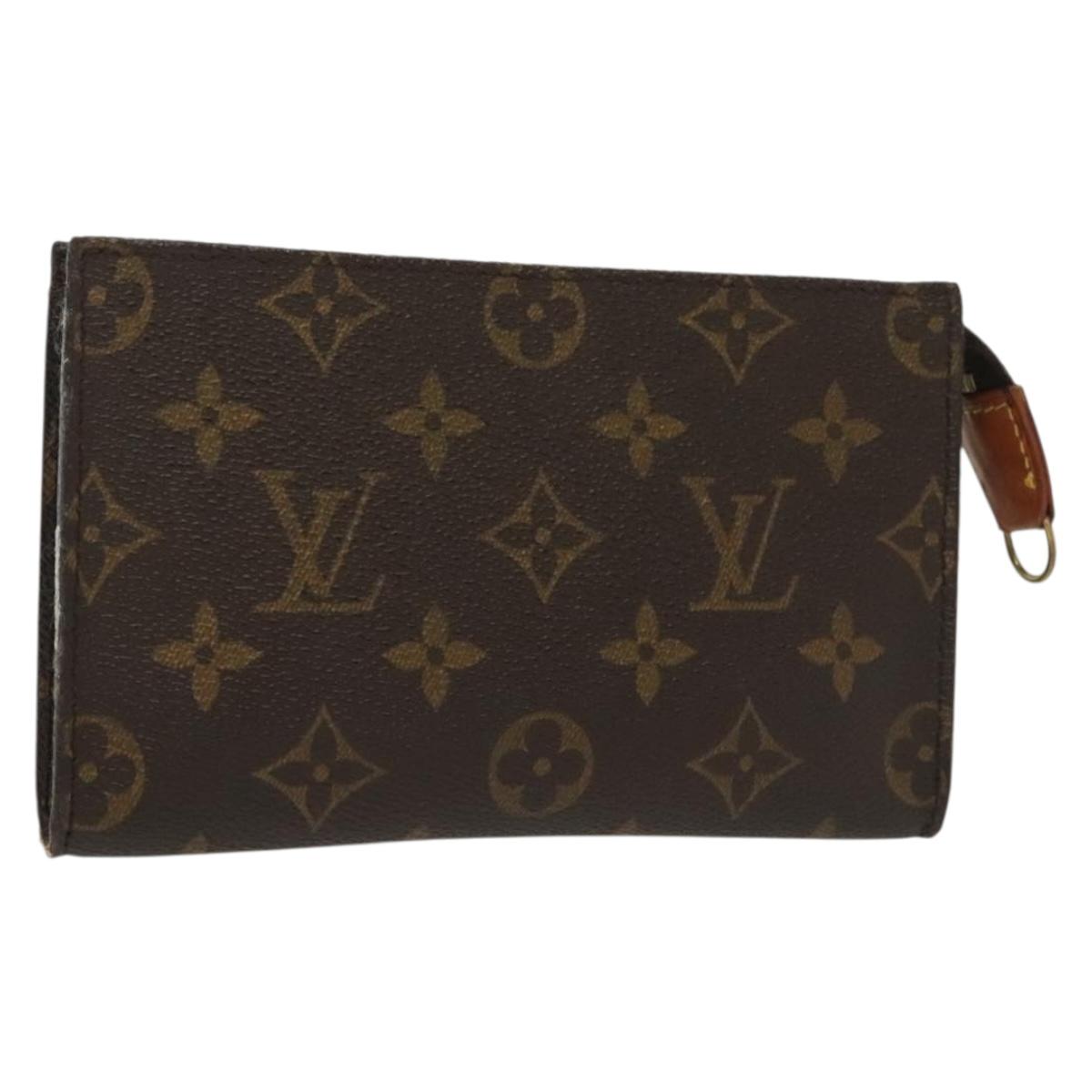 LOUIS VUITTON Monogram Bucket PM Accessory Pouch LV Auth th6289