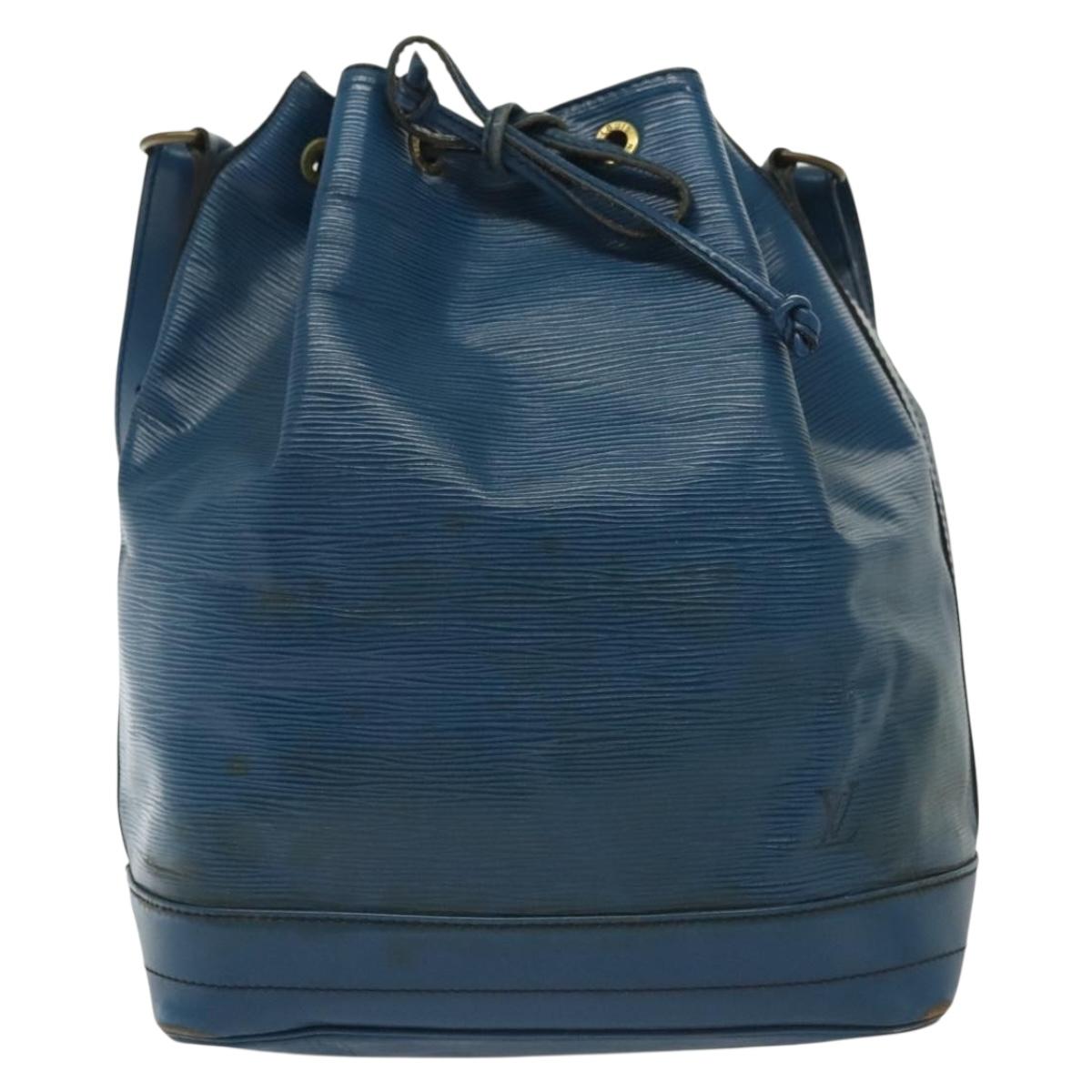 LOUIS VUITTON Epi Noe Shoulder Bag Toledo Blue M44005 LV Auth th6292
