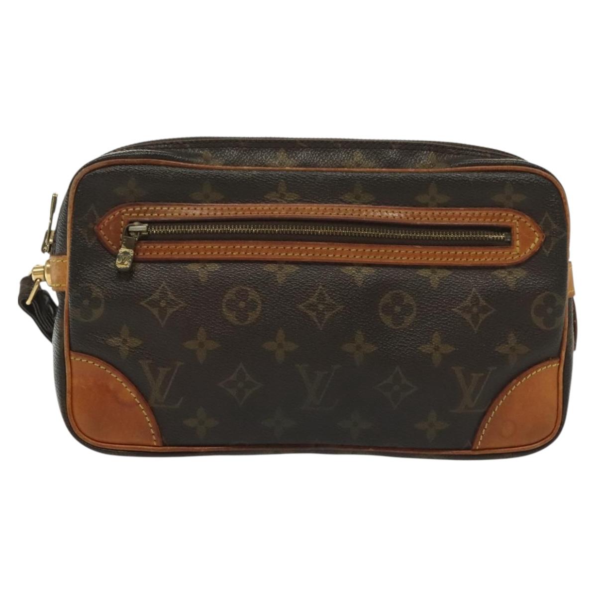 LOUIS VUITTON Monogram Marly Dragonne GM Clutch Bag M51825 LV Auth th6294