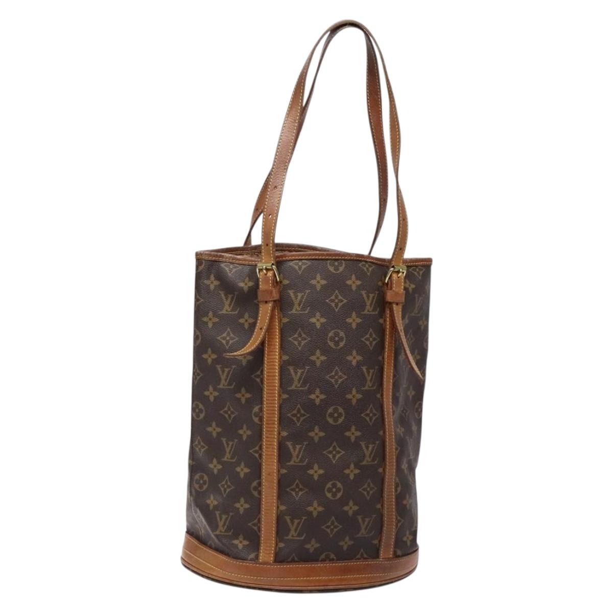 LOUIS VUITTON Monogram Bucket GM Shoulder Bag M42236 LV Auth th6295
