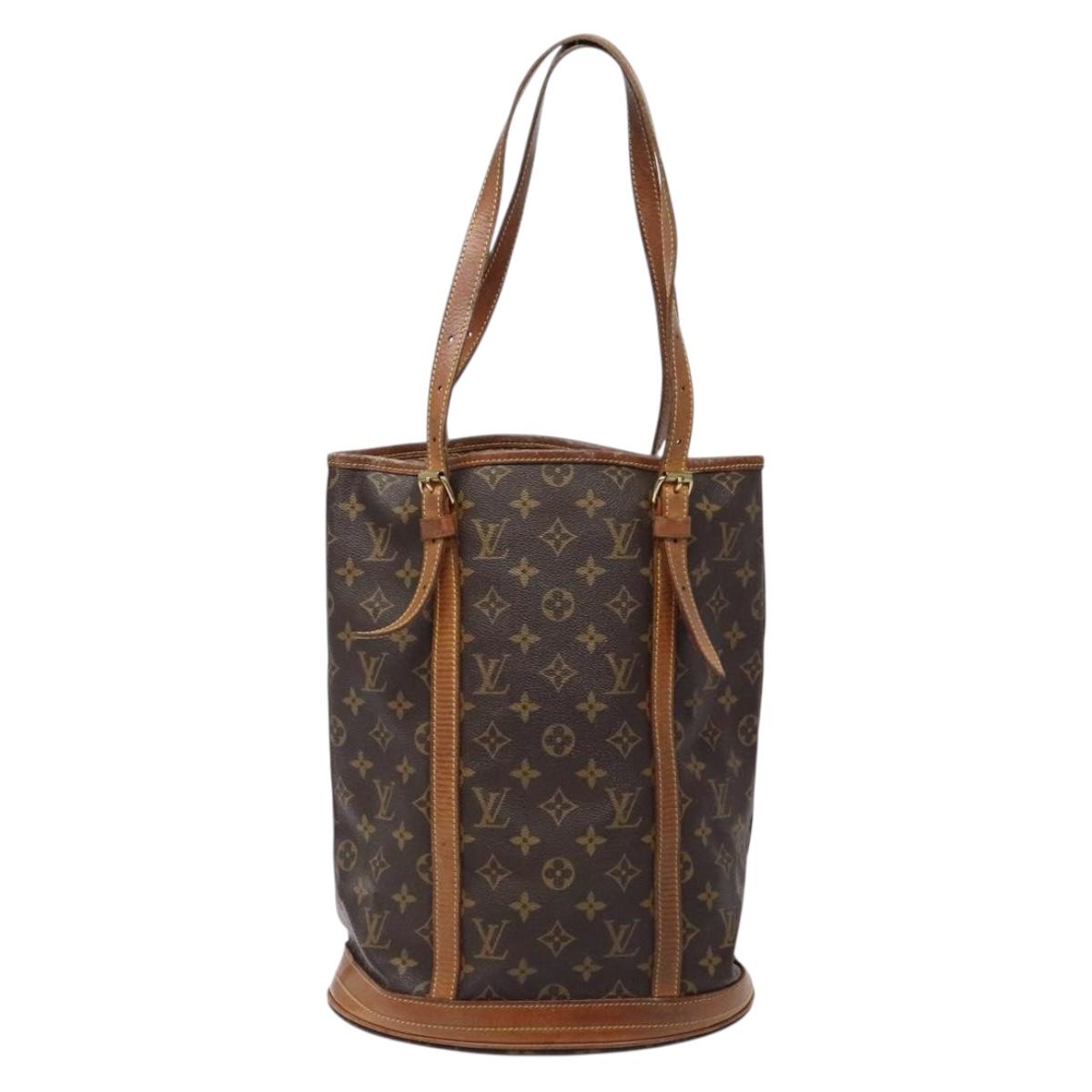 LOUIS VUITTON Monogram Bucket GM Shoulder Bag M42236 LV Auth th6295