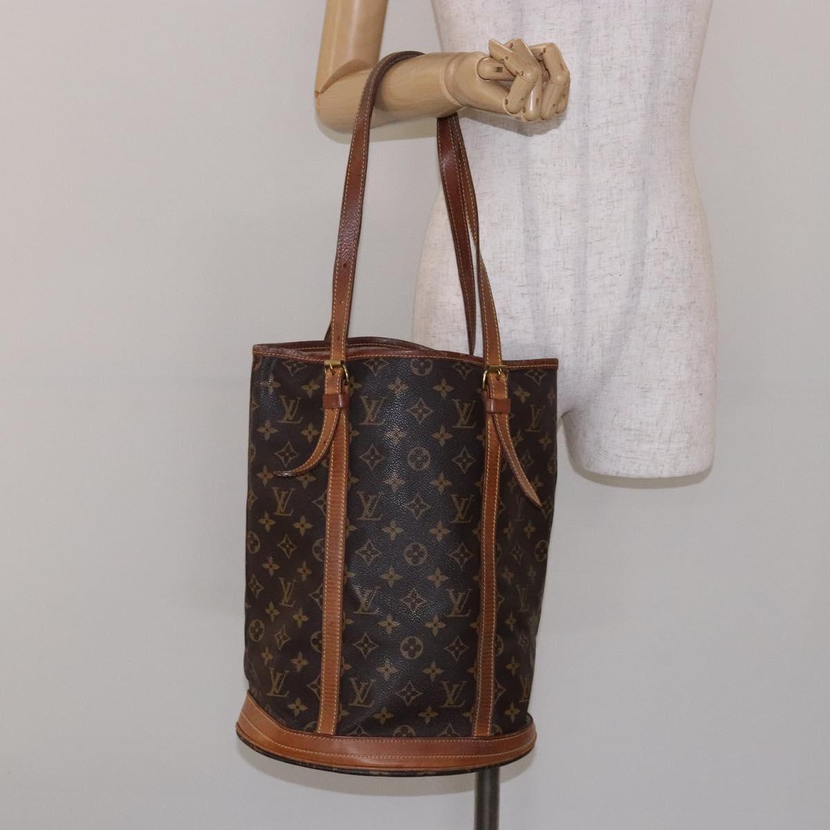LOUIS VUITTON Monogram Bucket GM Shoulder Bag M42236 LV Auth th6295