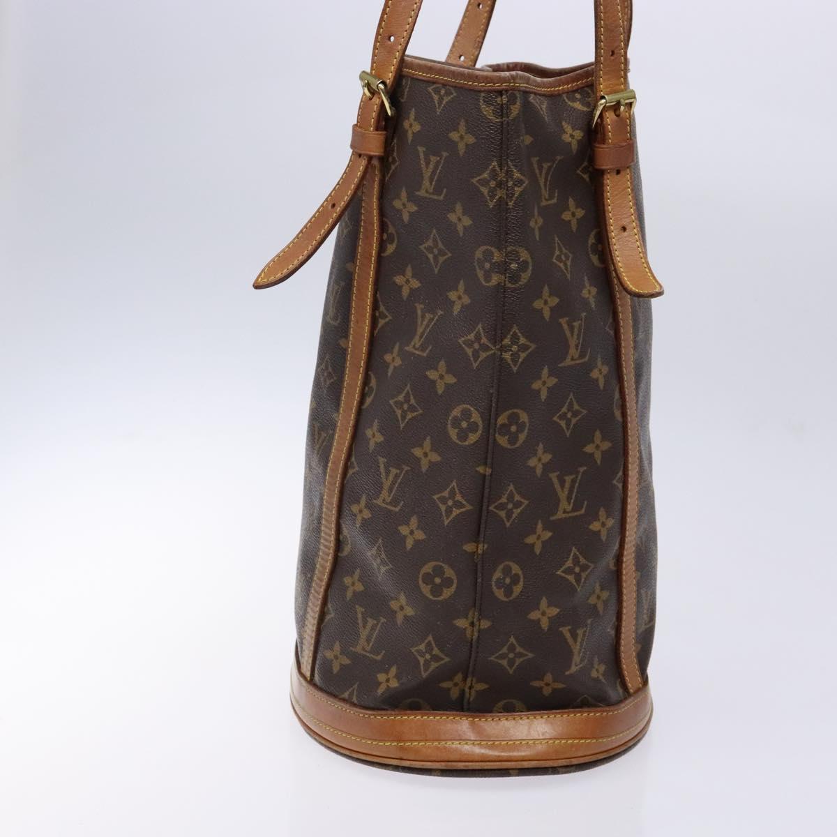LOUIS VUITTON Monogram Bucket GM Shoulder Bag M42236 LV Auth th6295