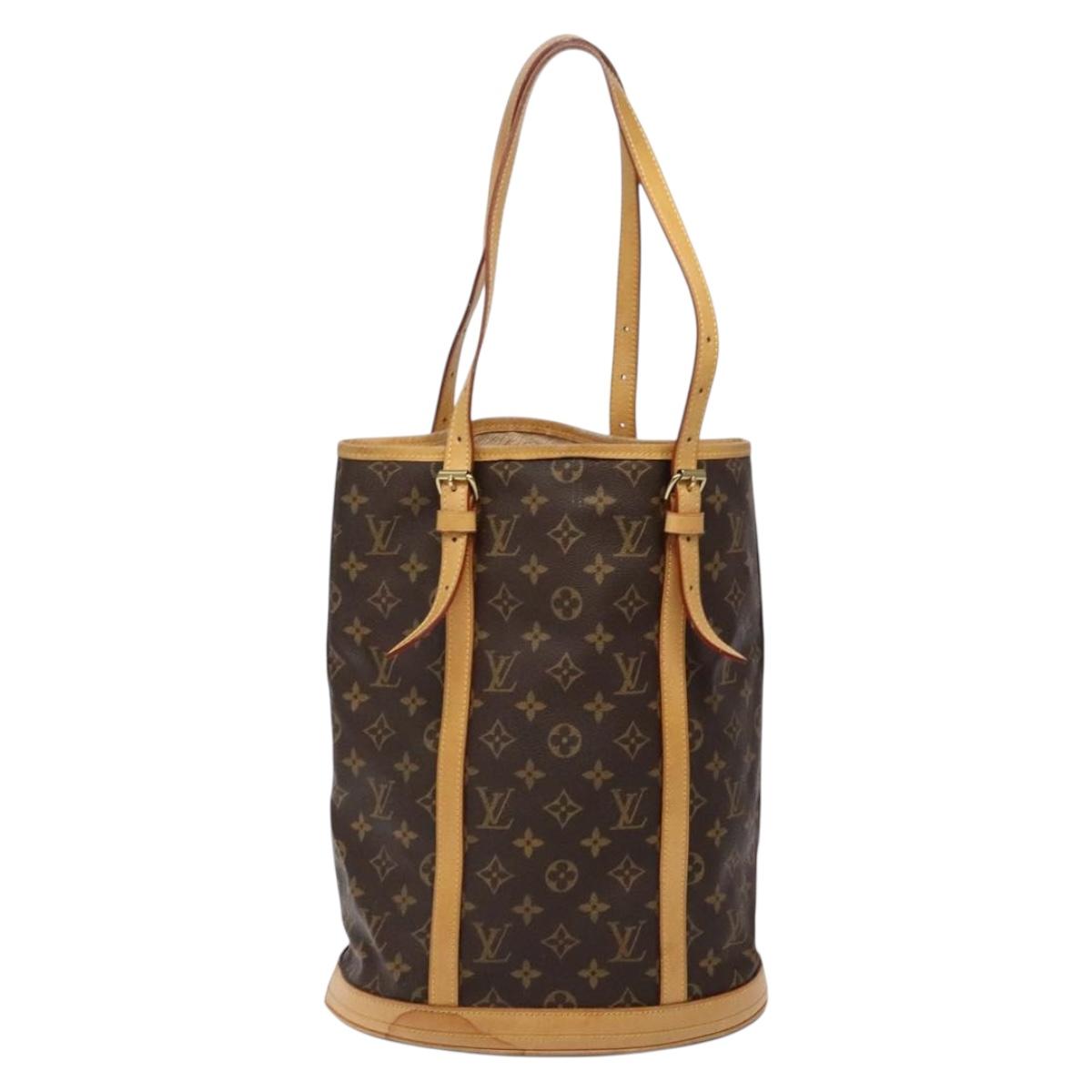 LOUIS VUITTON Monogram Bucket GM Shoulder Bag M42236 LV Auth th6298