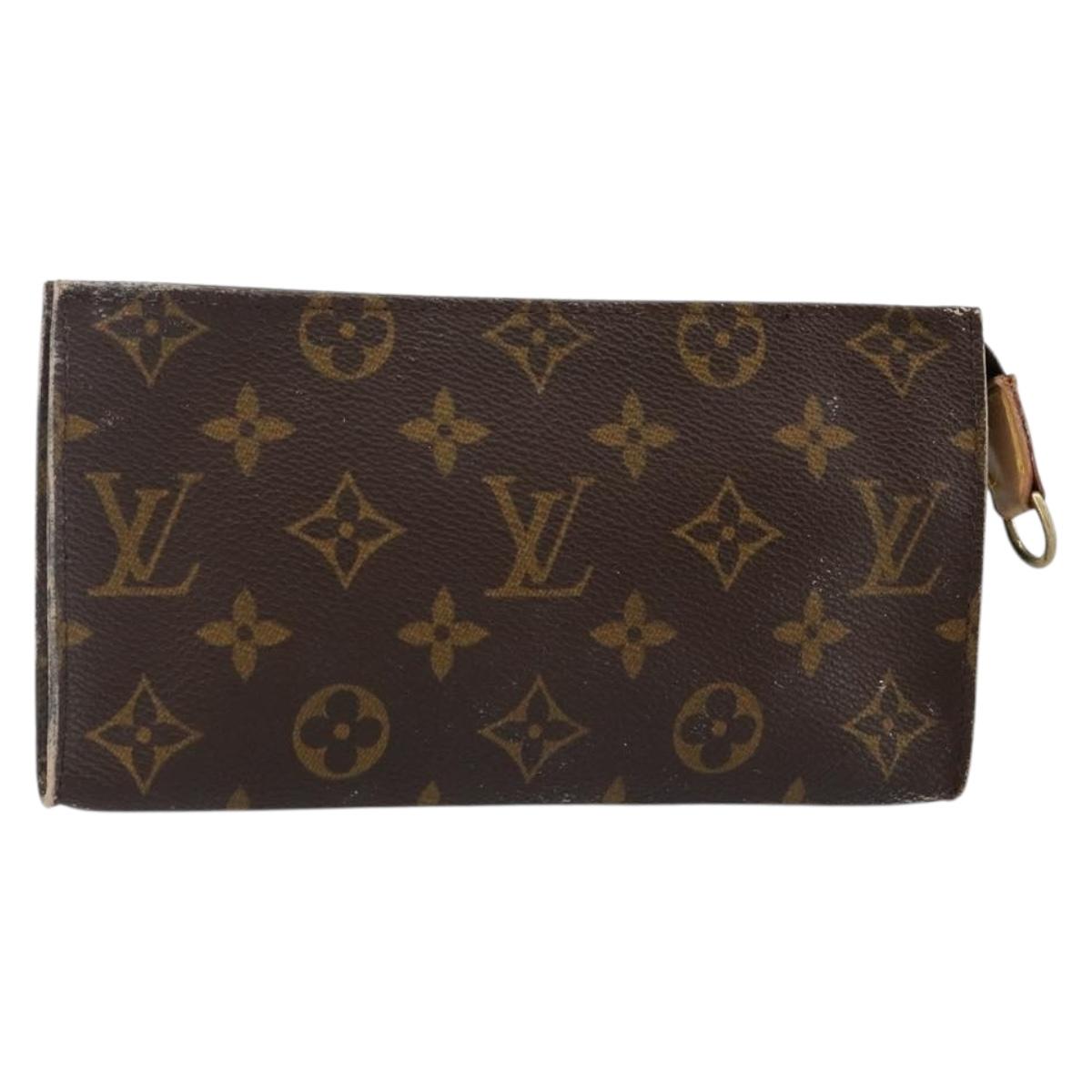 LOUIS VUITTON Monogram Bucket GM Accessory Pouch LV Auth th6315