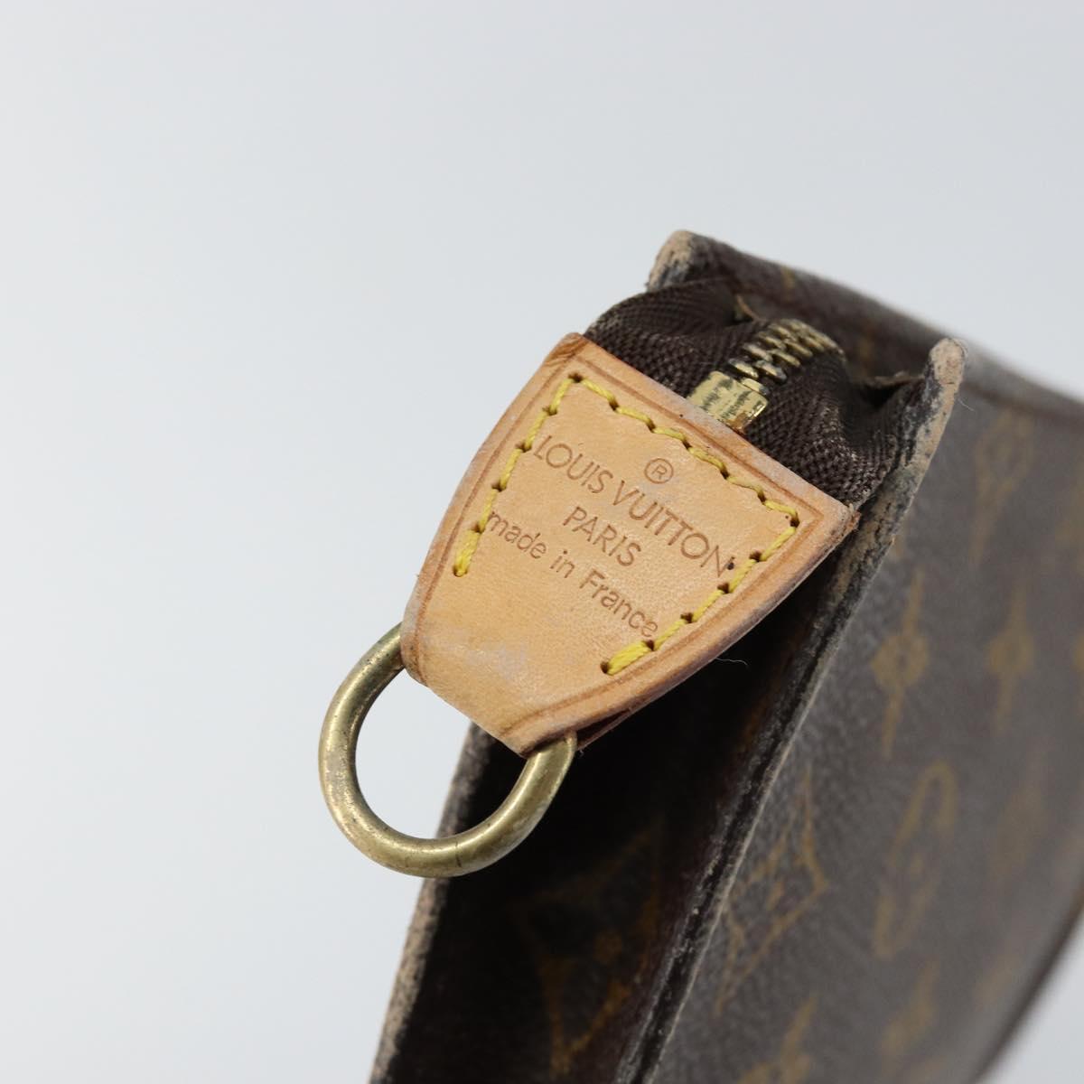 LOUIS VUITTON Monogram Bucket GM Accessory Pouch LV Auth th6315