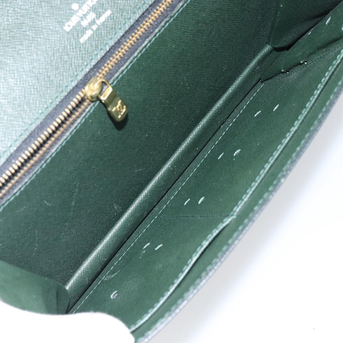 LOUIS VUITTON Taiga Pochette Kourad Clutch Bag Epicea M30194 LV Auth th6319
