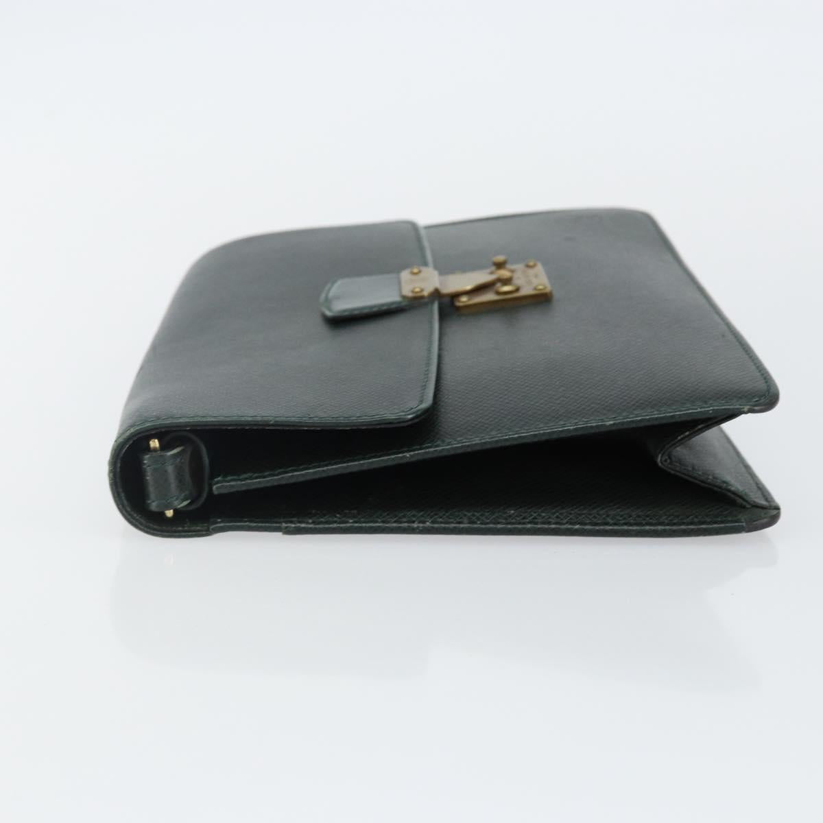 LOUIS VUITTON Taiga Pochette Kourad Clutch Bag Epicea M30194 LV Auth th6319